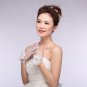 bride wedding bridal lace chiffon short paragraph Spring Wedding Gloves white Wedding Accessories