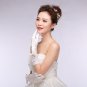 New Korean spring and summer chiffon lace bridal gloves wedding gloves short paragraph wedding