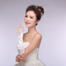 new bride wedding gloves bridal lace chiffon short paragraph Spring Wedding Gloves white accessories
