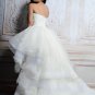 Sexy High-Low Lace Wedding Dress Backless Sweetheart Fashion White Plus Size Bridal Dress