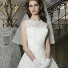 Sexy Short Wedding Dress Lace Fashionable High Neck White Plus Size Wedding Dress