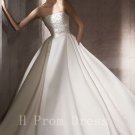 2016 Wedding Dress Bridal Dress Sleeveless Backless Beaded Romantic White Long Wedding Dress