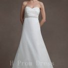 2016 New A-Line Wedding Dress Backless White Sweetheart Plus Size Long Cheap Wedding Dresses