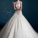 Sexy With Chapel Train Wedding Dress Sweetheart Backless Bridal Dress White Wedding Dress