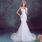 High Quality Custom Made Plus Size Lace Wedding Dress Mermaid Long White Wedding Dress