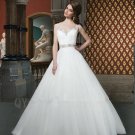 Wedding Dress Pearls A-Line Bridal Dress Fashionable Sweetheart White Long Plus Size Wedding Dress