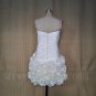 Sexy Short Wedding Dress Pearls A-Line Fashion Cheap White Wedding Dress Fast Shipping