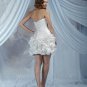 Sexy Short Wedding Dress Pearls A-Line Fashion Cheap White Wedding Dress Fast Shipping