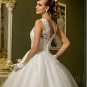 High Quality Ankle-Length White Long Wedding Dress Ball Gown 2016 Sleeveless Wedding Dress