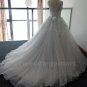 Sexy Wedding Dress Beadings Crystals Backless A-Line Floor Length White Wedding Dress Gowns
