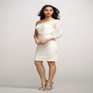 White Short Wedding Dress Romantic Sexy Backless One Shoulder Wedding Dress Bride Dresses