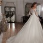 2016 Lace Wedding Dress Long Sleeve White Romantic A-Line Wedding Dress Bride Dresses Gowns