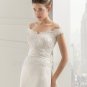 Cap Sleeve Sweetheart High Quality White Wedding Dress Mermaid Lace Wedding Dress Removable Train