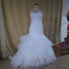 Lace Wedding Dress New Appliques Romantic Sweetheart White Ivory Sexy Long Mermaid Wedding Dress