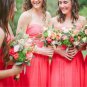 Short Bridesmaid Dress Cheap Chiffon Prom Dress A Line Party Homecoming Dressess