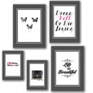 5 pink damask b&w coco chanel Pop Art Modern quote Print Poster wall decor room