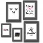 5 pink damask b&w coco chanel Pop Art Modern quote Print Poster wall decor room
