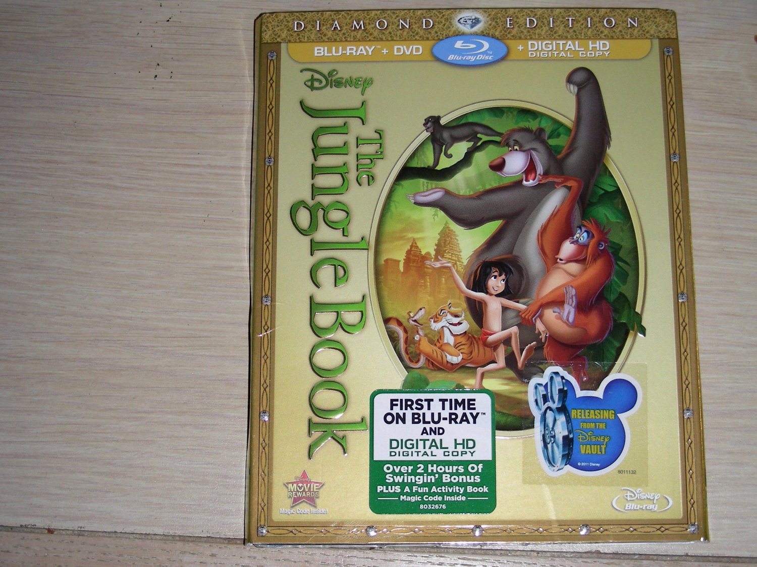 The Jungle Book (Diamond Edition) (Blu-ray + DVD + Digital Copy ...