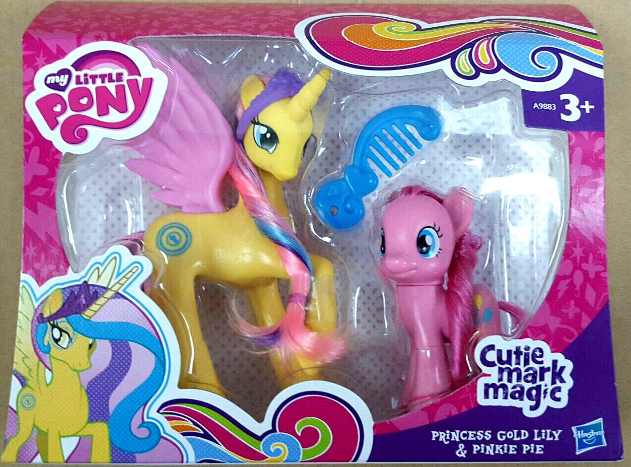 MLP My Little Pony Princess Gold Lily and Pinkie Pie