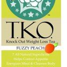 TKO Knock Out Weight Loss Tea, All Natural Dieter's Tea, Boosts Metabolism (Fuzzy Peach) 20 Sachets