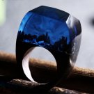 Secret World Wood Resin Ring Women's Sizes 6-9- Endless August
