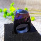 Northern Lights Wood Resin Ring Women's Sizes 7-9 - Endless August