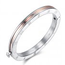 Roman Numeral Stainless Steel Silver Bracelet