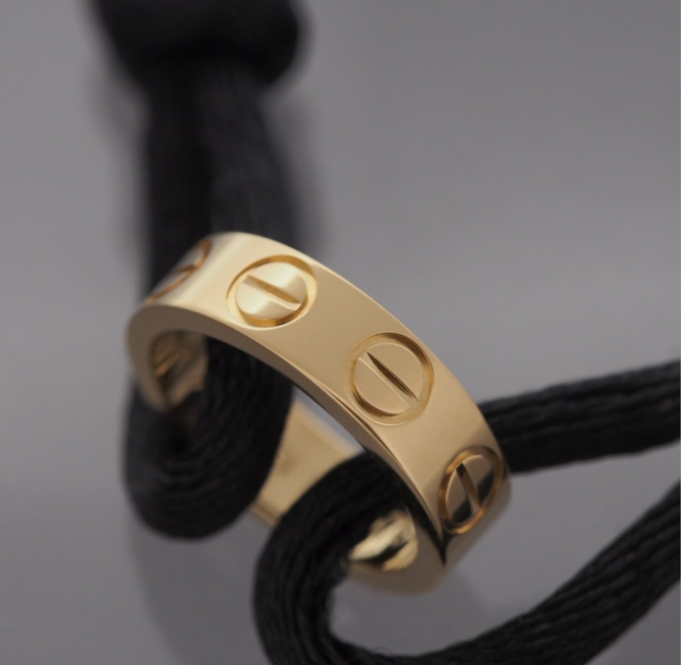 Cartier Single Love Black Cord Rope Bracelet (MANY COLORS AVAILABLE)