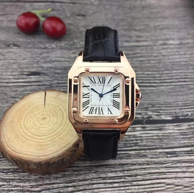Cartier 2018 Square Leather Watch