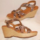 *New* Sofft Snake Print Platform Wedges Sz 8 MSRP$90