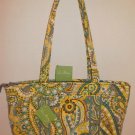 *New* Vera Bradley 'Mandy' Lemon Parfait Shoulder Bag, Purse, Retired Pattern