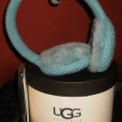 *New*Authenic*Ugg Cardy Headphone Wired Blue Knit Earmuffs