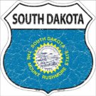 South Dakota State Flag Highway Shield Aluminum Metal Sign