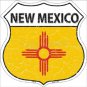 New Mexico State Flag Highway Shield Aluminum Metal Sign