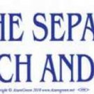 I'm for the Separation of Church and Hate Bumper Sticker
