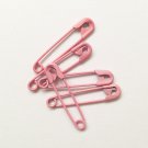 Small Baby Pink Metal Steel Mini Safety Pins 3cm 30mm