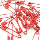 Small Tiny Red Metal Steel Mini Safety Pins 2cm 20mm