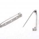 10 20 30 50 100 x 45mm Brooch Bar Backs Safety Pins Catch Findings Large 4.5cm