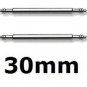 2 Stainless Steel Watch Strap Spring Bars 30mm Pins Lugs Links