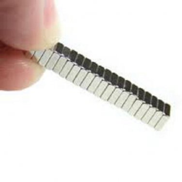 10 x Very Strong Square Block Neodymium Magnets 5mm x 5mm x1mm Fridge