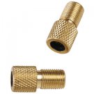 Presta to Schrader Valve Adapter Bike Pump Converter Brass