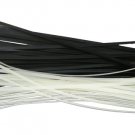 Cable Ties Black White 100mm 10cm Plastic Nylon Tidy Computer Zip Small 2mm