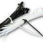 Cable Ties Black White 100mm 10cm Plastic Nylon Tidy Computer Zip Small 2mm