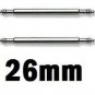 2 Stainless Steel Watch Strap Spring Bars 26mm Pins Lugs Links