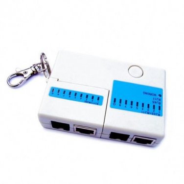 Mini Ethernet Network Cable Tester LAN Cat5e Cat6 RJ45 RJ11 RJ12 ADSL 4 Port
