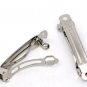 French Barrette Brooch Hair Clips Slides Silver Small Medium Large