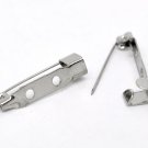 10 20 30 50 100 Brooch Bar Backs Safety Pins Catch Findings Small 25mm 2.5cm