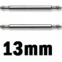 2 Stainless Steel Watch Strap Spring Bars 13mm Pins Lugs Links