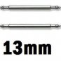 2 Stainless Steel Watch Strap Spring Bars 13mm Pins Lugs Links