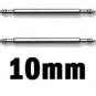 2 Stainless Steel Watch Strap Spring Bars 10mm Pins Lugs Links